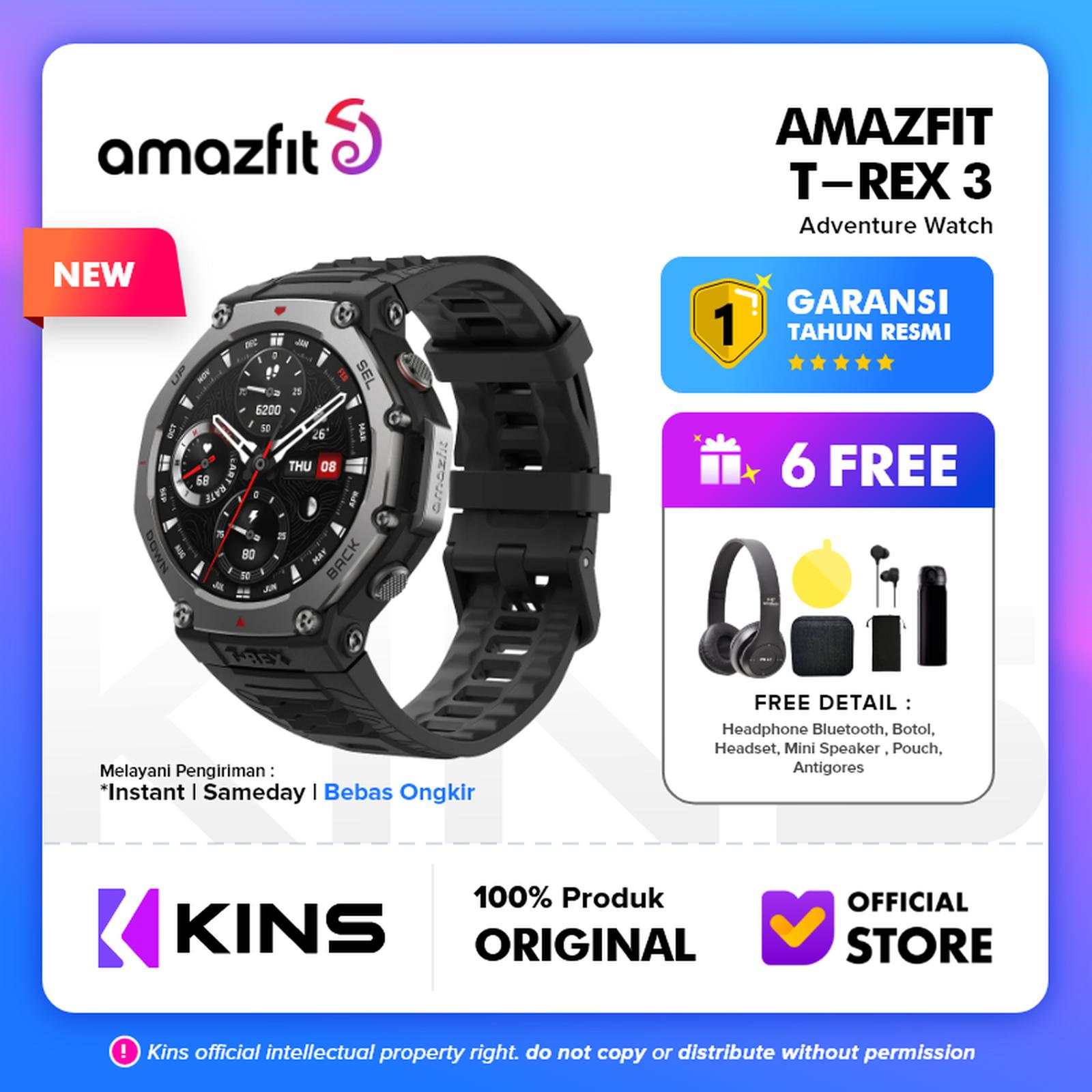 Amazfit TREX 3 Smartwatch Amazfit T-REX 3 AMOLED 48mm 1.5" Screen GPS SpO2 10 ATM Waterproof Digital Watch With 170+ Sports Modes Large Battery Capacity 700mAh - Metan